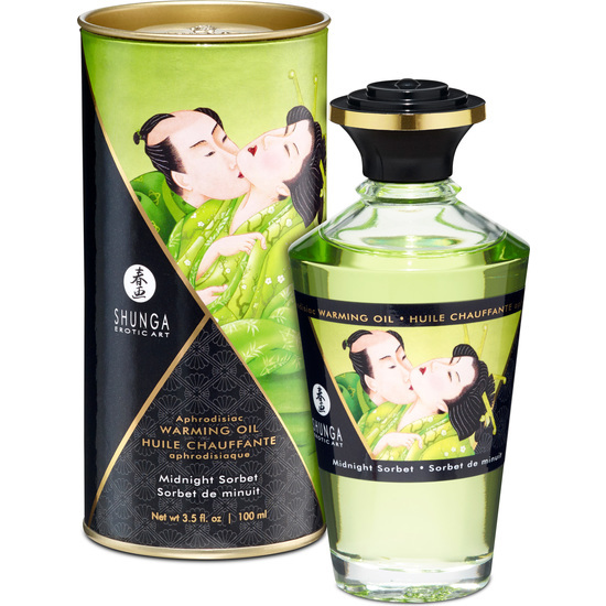 SHUNGA WARMING OIL MIDNIGHT SORBET 100 ML image 0