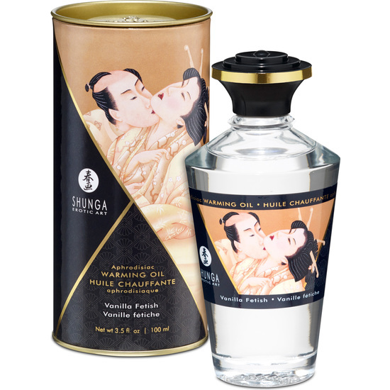 SHUNGA WARMING OIL VANILLA FETISH 100 ML image 0