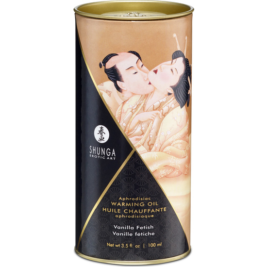 SHUNGA WARMING OIL VANILLA FETISH 100 ML image 1