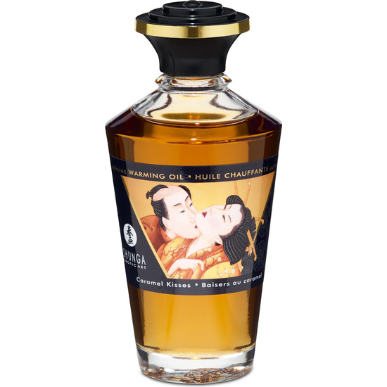 SHUNGA WARMING OIL CARAMEL KISSES 100 ML image 2