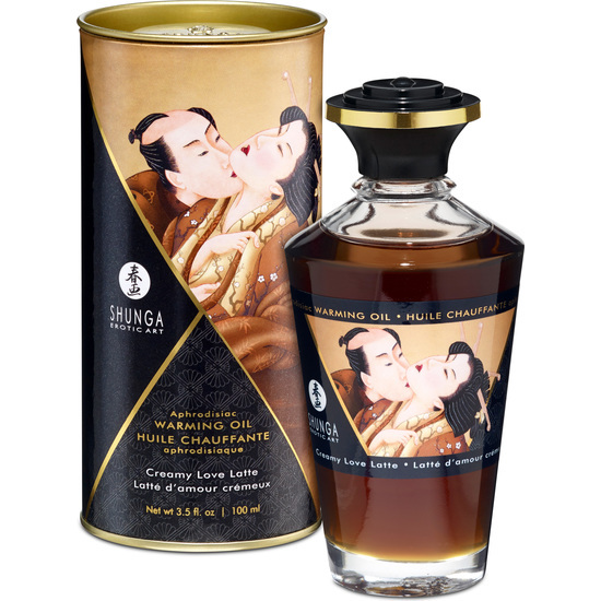 SHUNGA WARMING OIL CREAMY LOVE LATTE 100 ML image 0