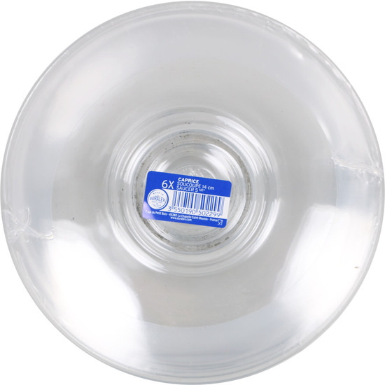 CLEAR PLATE 14CM  image 2