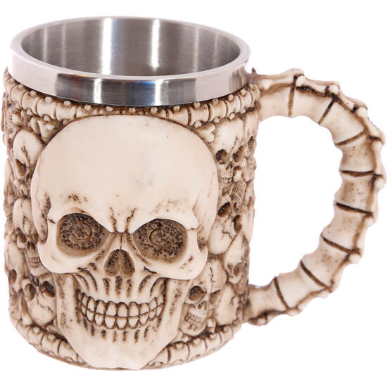 TAZA CALAVERA Y CABEZAS DE CALAVERAS image 3