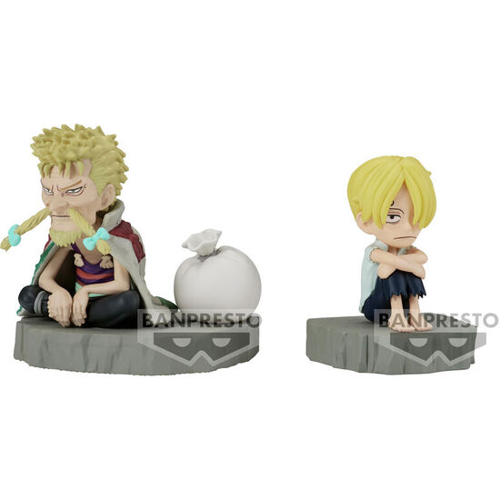 FIGURA SANJI & ZEFF WORLD COLLECTABLE STORIES ONE PIECE 6CM image 0