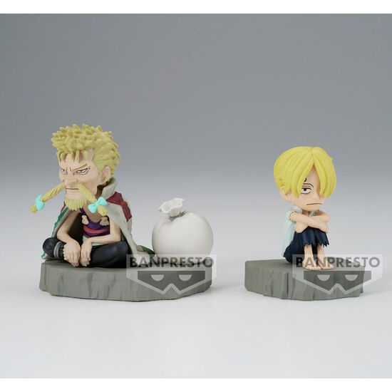 FIGURA SANJI & ZEFF WORLD COLLECTABLE STORIES ONE PIECE 6CM image 1