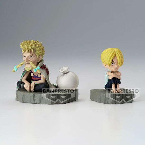 FIGURA SANJI & ZEFF WORLD COLLECTABLE STORIES ONE PIECE 6CM image 2