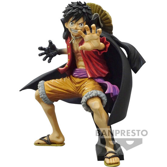 FIGURA MONKEY D LUFFY WANOKUNI II KING OF ARTIST ONE PIECE 20CM image 0