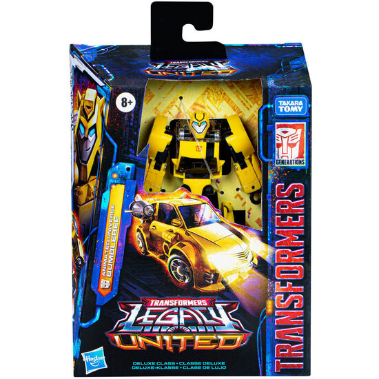 FIGURA BUMBLEEBEE ANIMATED UNIVERSE DELUXE CLASS LEGACY UNITED TRANSFORMERS 14CM image 2