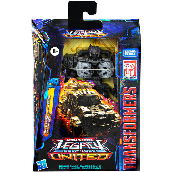 FIGURA MAGNEUS INFERNAL UNIVERSE DELUXE CLASS LEGACY UNITED TRANSFORMERS 14CM image 1