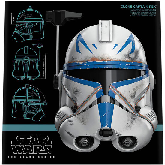 CASCO ELECTRONICO CLONE CAPTAIN REX STAR WARS image 1