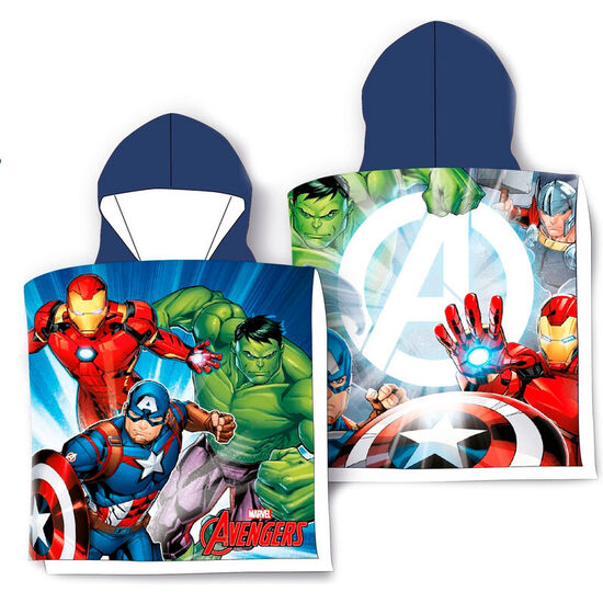 PONCHO TOALLA VENGADORES AVENGERS MARVEL MICROFIBRA image 0