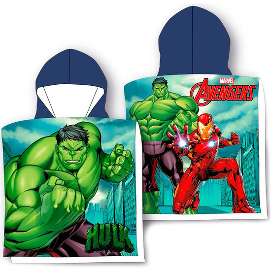 PONCHO TOALLA VENGADORES AVENGERS MARVEL MICROFIBRA image 0