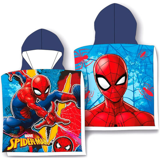 PONCHO TOALLA SPIDERMAN MARVEL MICROFIBRA image 0