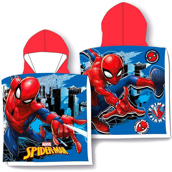 PONCHO TOALLA SPIDERMAN MARVEL MICROFIBRA image 0