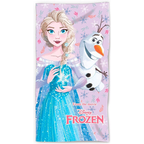 TOALLA ELSA & OLAF FROZEN DISNEY ALGODON image 0