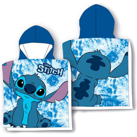 PONCHO TOALLA STITCH DISNEY MICROFIBRA image 0