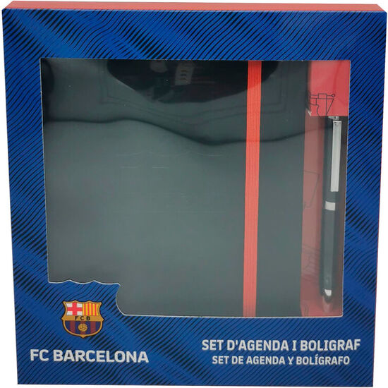 SET AGENDA + BOLIGRAFO FC BARCELONA image 0