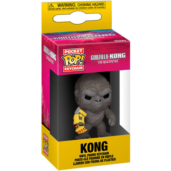 LLAVERO POCKET POP GODZILLA Y KONG EL NUEVO IMPERIO KONG image 1