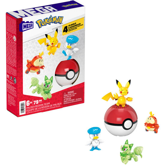 MEGA CONSTRUX EQUIPO REGION PALDEA POKEMON image 0