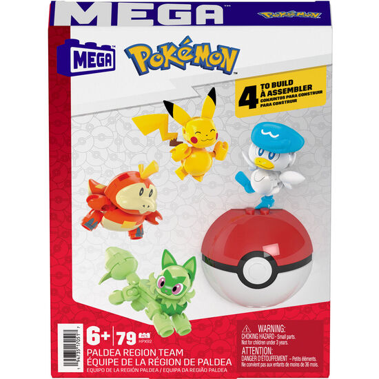 MEGA CONSTRUX EQUIPO REGION PALDEA POKEMON image 1