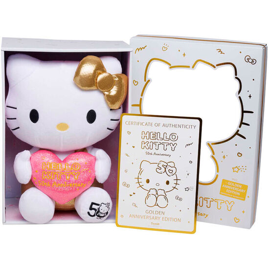 PELUCHE 50TH ANNIVERSARIO HELLO KITTY 30CM image 0