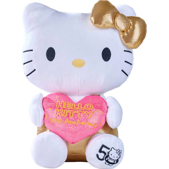 PELUCHE 50TH ANNIVERSARIO HELLO KITTY 30CM image 1