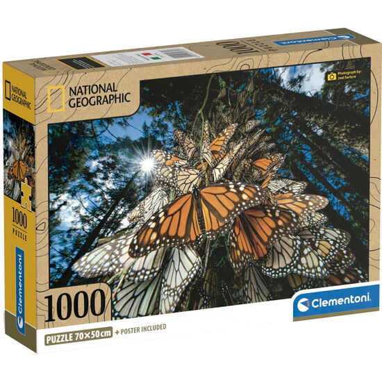 PUZZLE MONARCH BUTTER NATIONAL GEOGRAPHIC 1000PZS image 0