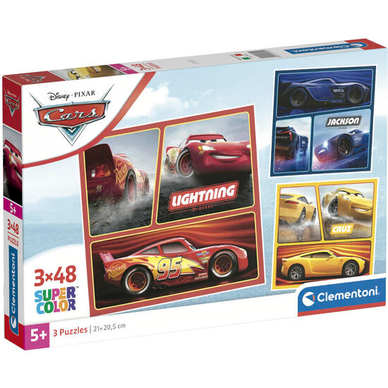 PUZZLE CARS DISNEY 3X48PZS image 0