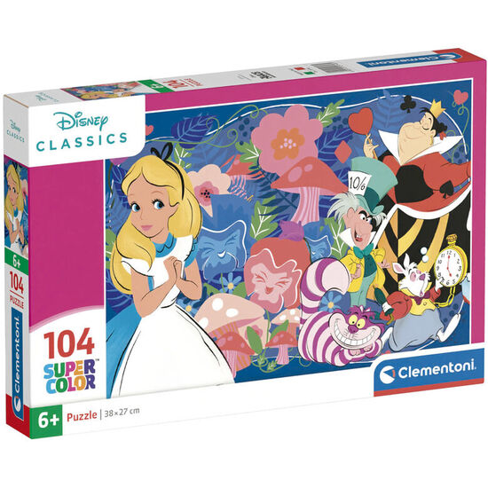 PUZZLE ALICIA EN EL PAIS DE LAS MARAVILLAS DISNEY 104PZS image 0