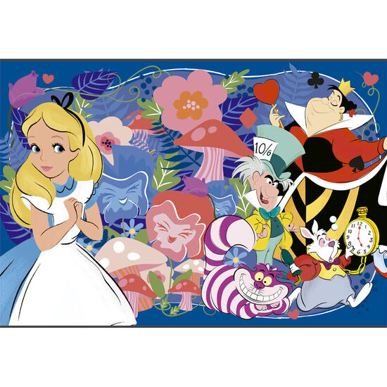 PUZZLE ALICIA EN EL PAIS DE LAS MARAVILLAS DISNEY 104PZS image 1