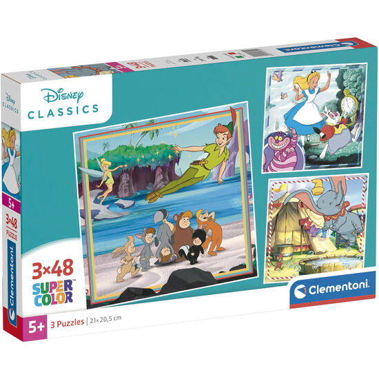 PUZZLE CLASSICS DISNEY 3X48PZS image 0