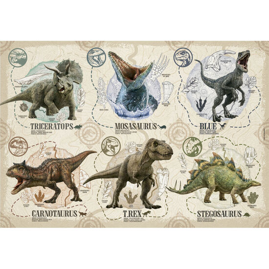 PUZZLE JURASSIC WORLD 104PZS image 1