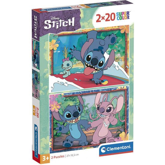 PUZZLE STITCH DISNEY 2X20PZS image 0