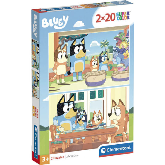 PUZZLE BLUEY 2X20PZS image 0