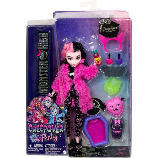 MUÑECA DRACULAURA FIESTA PIJAMA MONSTER HIGH 25CM image 0