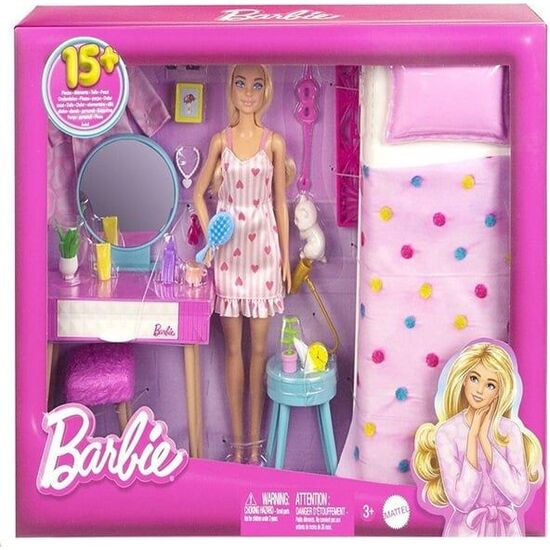 MUÑECA + DORMITORIO BARBIE image 0