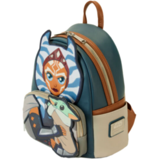 MOCHILA AHSOKA & GROGU THE MANDALORIAN STAR WARS LOUNGEFLY 26CM image 2