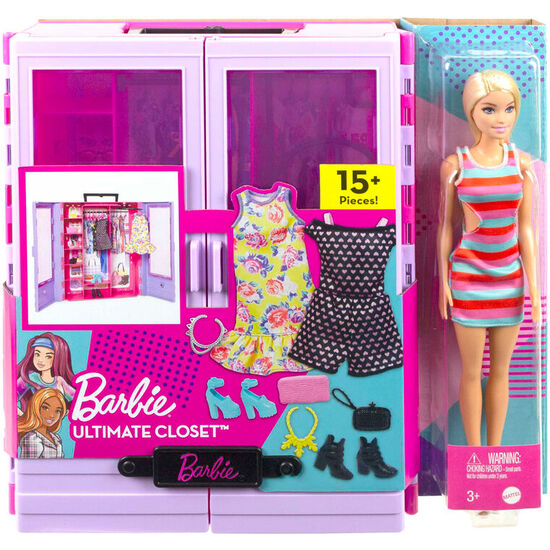 MUÑECA FASHIONISTA + ARMARIO PORTATIL BARBIE image 0