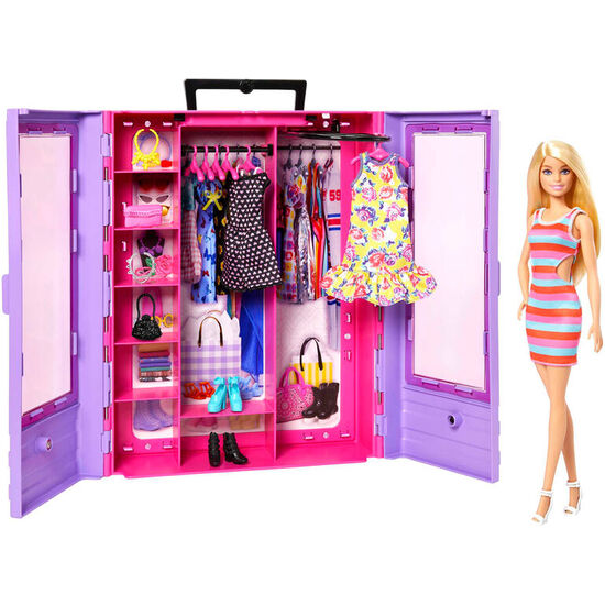 MUÑECA FASHIONISTA + ARMARIO PORTATIL BARBIE image 1