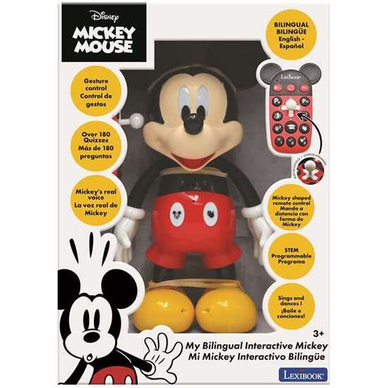 ROBOT INTERACTIVO DE MICKEY CON EFECTOS DE SONIDO Y LUCES. L29.8X21X13.1CM image 0