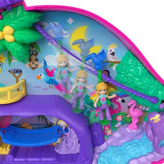 POLLY POCKET COFRE FAMILIA DE PEREZOSOS 2 EN 1 image 4