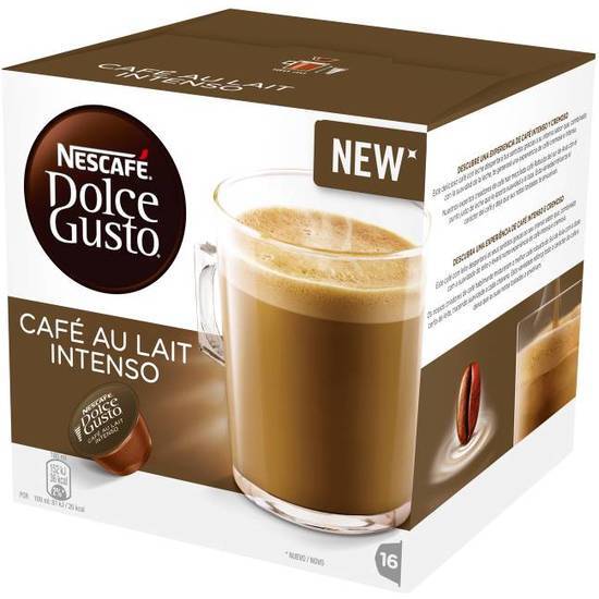 DOLCE GUSTO CAFÉ CON LECHE INTENSO, 16 CÁPSULAS  image 0