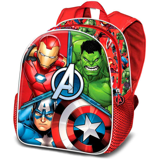 MOCHILA 3D MASSIVE LOS VENGADORES AVENGERS MARVEL 31CM image 0