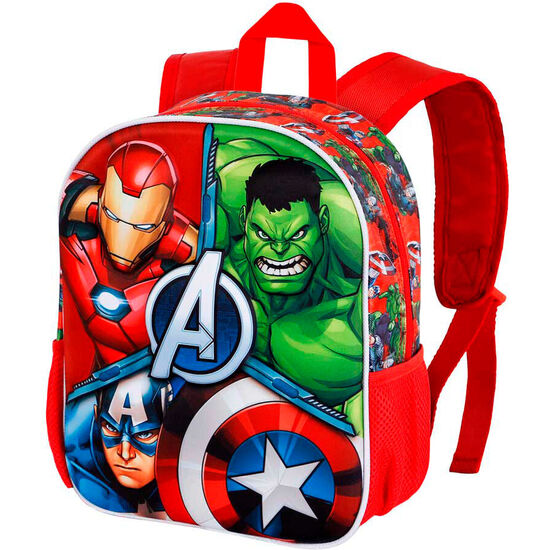 MOCHILA 3D MASSIVE LOS VENGADORES AVENGERS MARVEL 31CM image 1