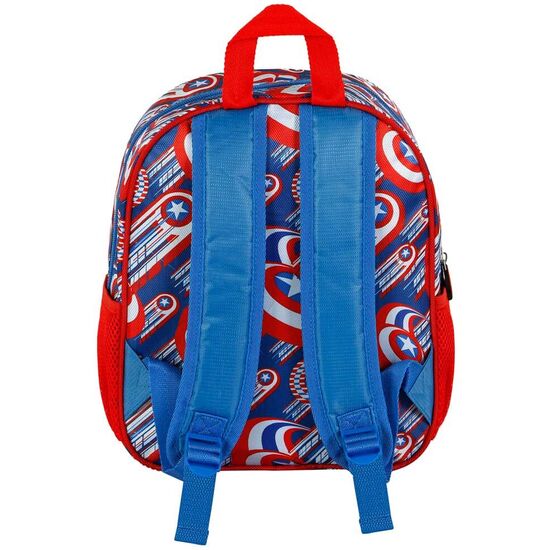 MOCHILA 3D FIRST CAPITAN AMERICA MARVEL 31CM image 3