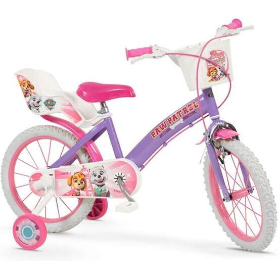 BICICLETA 16" PAW PATROL NIÑA image 0