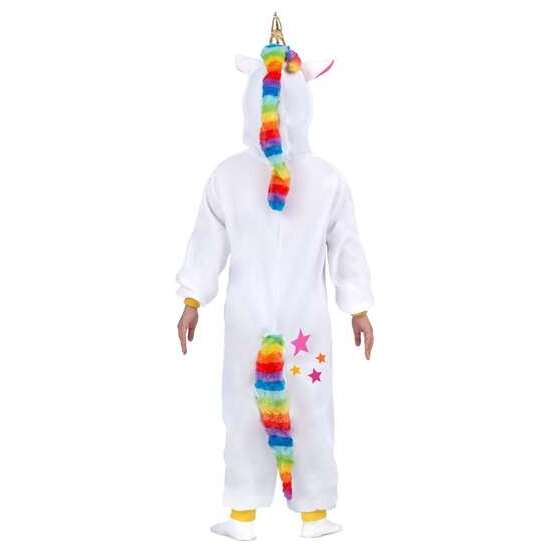 DISFRAZ UNICORNIO BLANCO TALLA UNICA CHILD (KIGURUMI CON CAPUCHA Y COLA) image 4