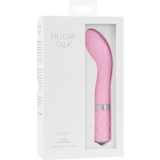 SASSY G-SPOT VIBE WITH CRYSTAL PINK image 1