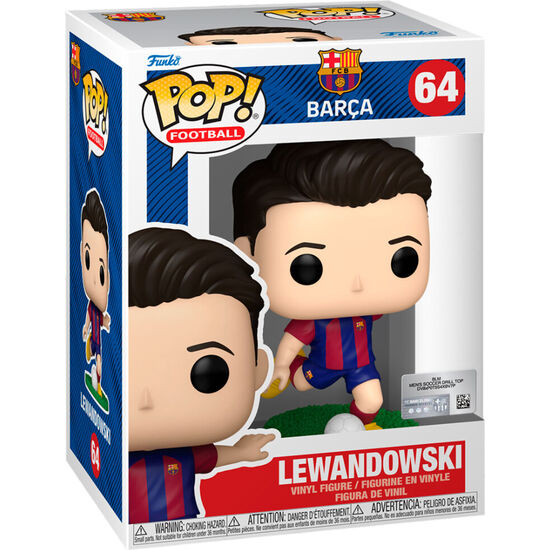 FIGURA POP FOOTBALL FC BARCELONA LEWANDOWSKI image 1