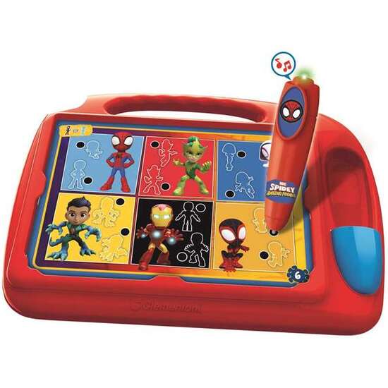 JUEGO PIZARRA CON BOLIGRAFO INTERACTIVO SPIDEY. INCLUYE 9 TARJETAS Y 18 ACTIVIDADES. 28.1X37X5.5 CM image 2